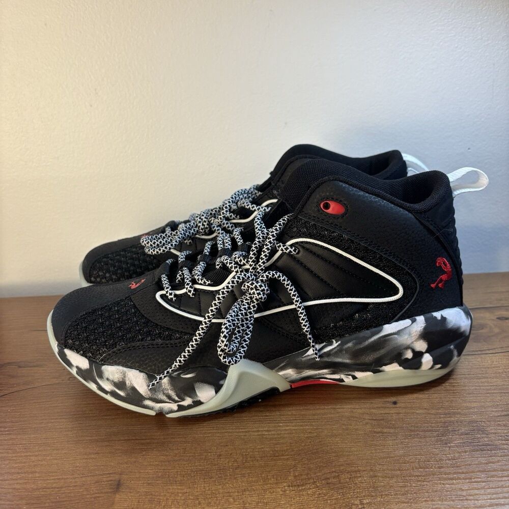 Shaq Speed Demon Men's 10.5 Basketball Shoes Mid Top Sneakers Athletic Black NEW